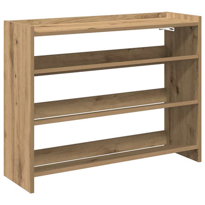 Scarpiera 80X25X In Legno Multistrato Rovere Artigianale