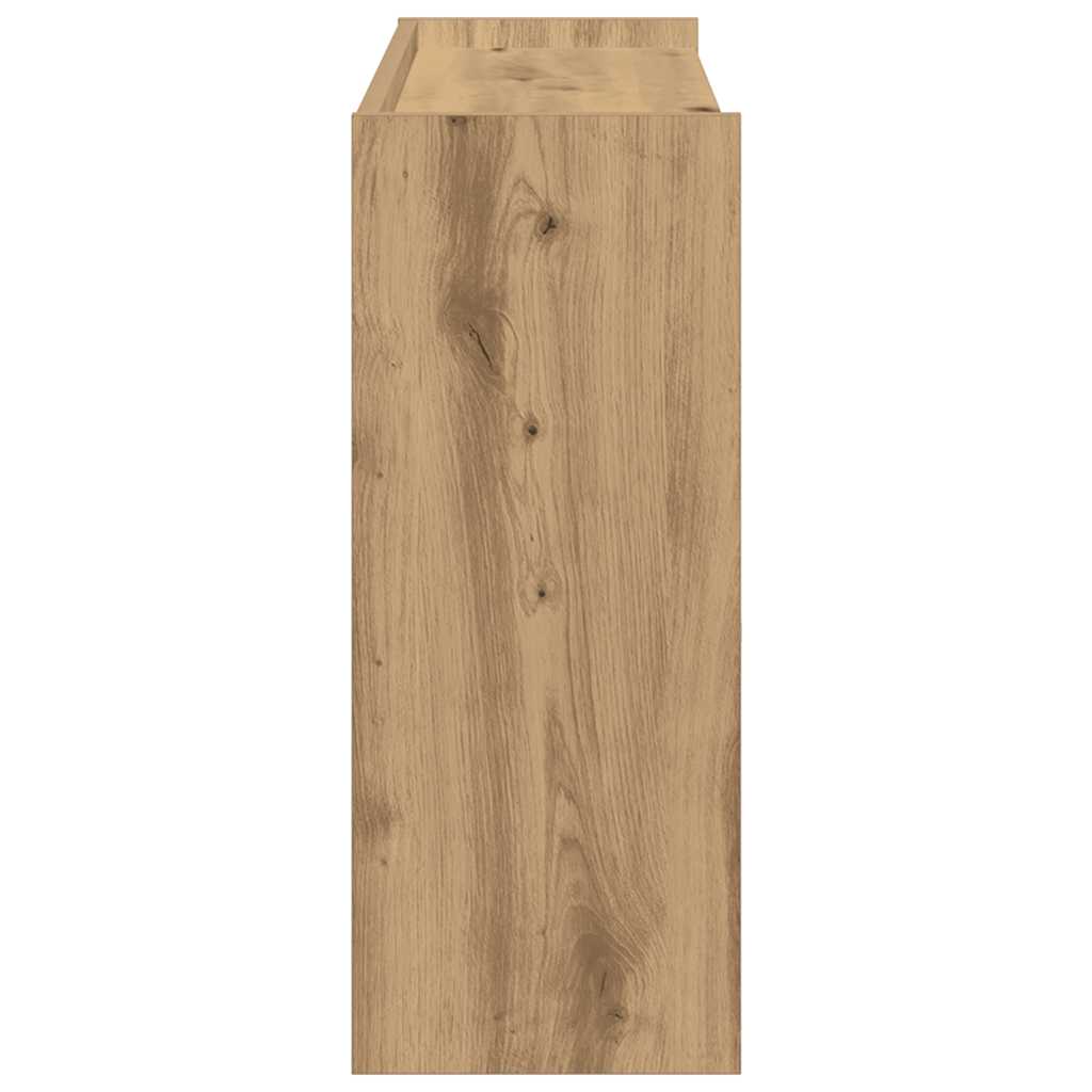 Scarpiera 80X25X In Legno Multistrato Rovere Artigianale