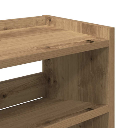 Scarpiera 80X25X In Legno Multistrato Rovere Artigianale