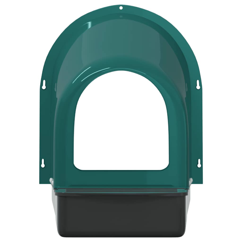 Cassette Nido Per Polli 4 Pz Da Parete In Plastica Verde Scuro
