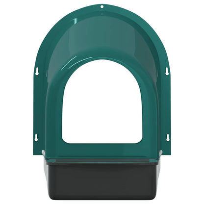 Cassette Nido Per Polli 4 Pz Da Parete In Plastica Verde Scuro