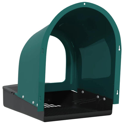 Cassette Nido Per Polli 4 Pz Da Parete In Plastica Verde Scuro