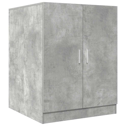 Mobili Lavatrice 2Pz Grigio Cemento In Truciolato