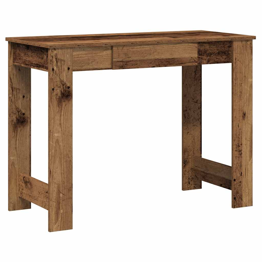 Scrivania Legno Vecchio 100X45X75 Cm In Legno Multistrato