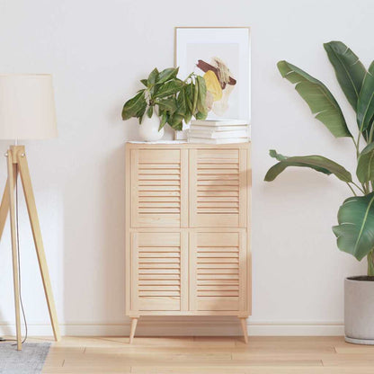 Ante Con Design A Lamelle 2 Pz 61,5X39,4 Cm In Legno Di Pino