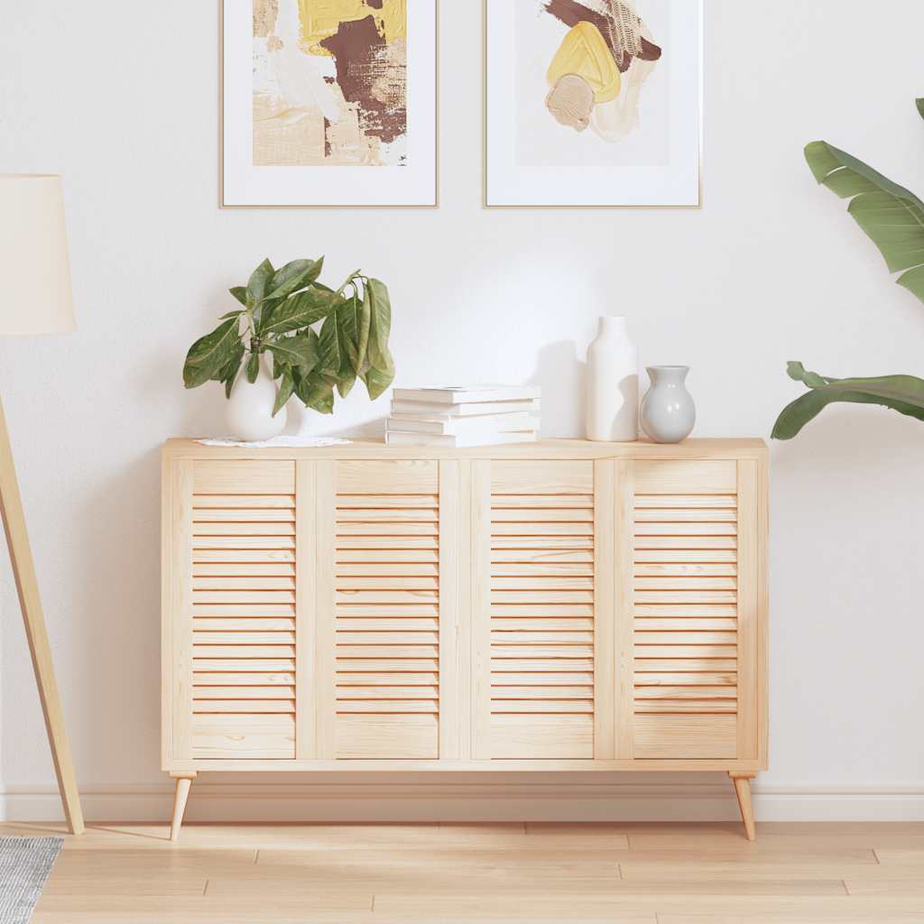 Ante Con Design A Lamelle 2 Pz 61,5X39,4 Cm In Legno Di Pino