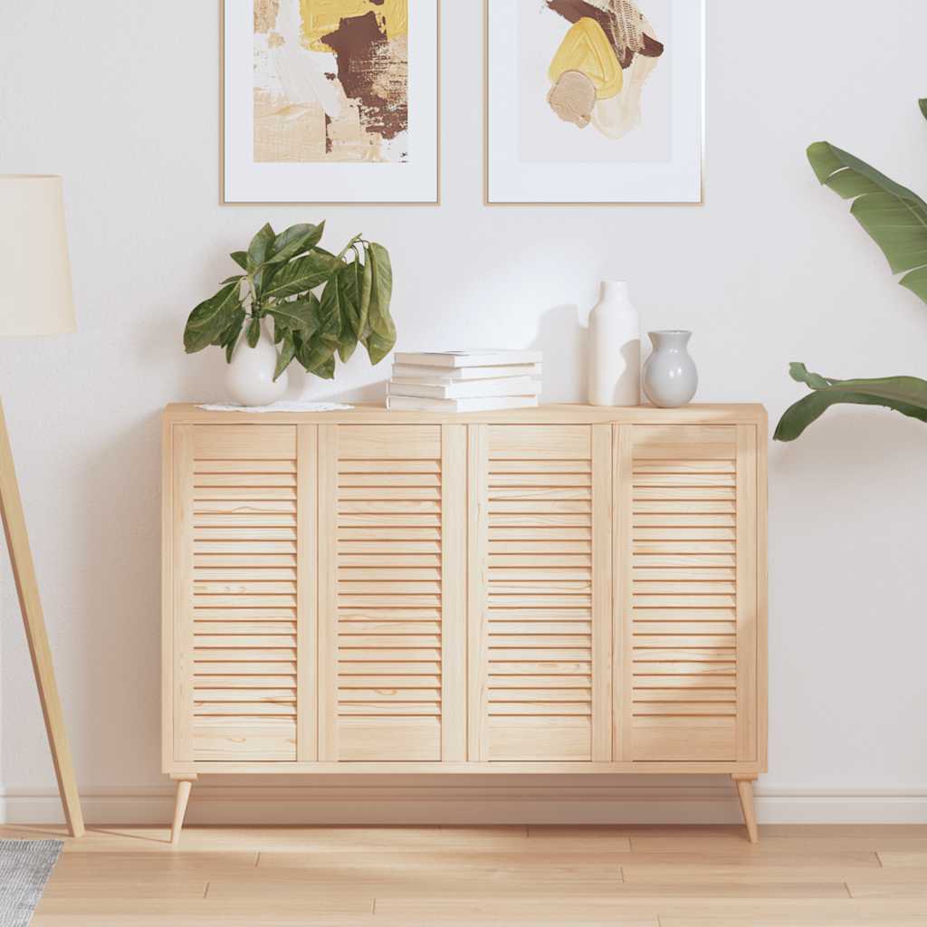 Ante Con Design A Lamelle 2 Pz 61,5X39,4 Cm In Legno Di Pino