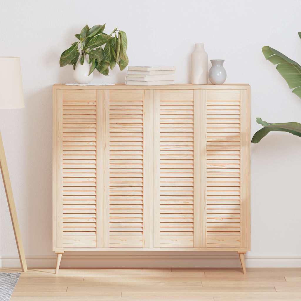 Ante Con Design A Lamelle 2 Pz 61,5X39,4 Cm In Legno Di Pino