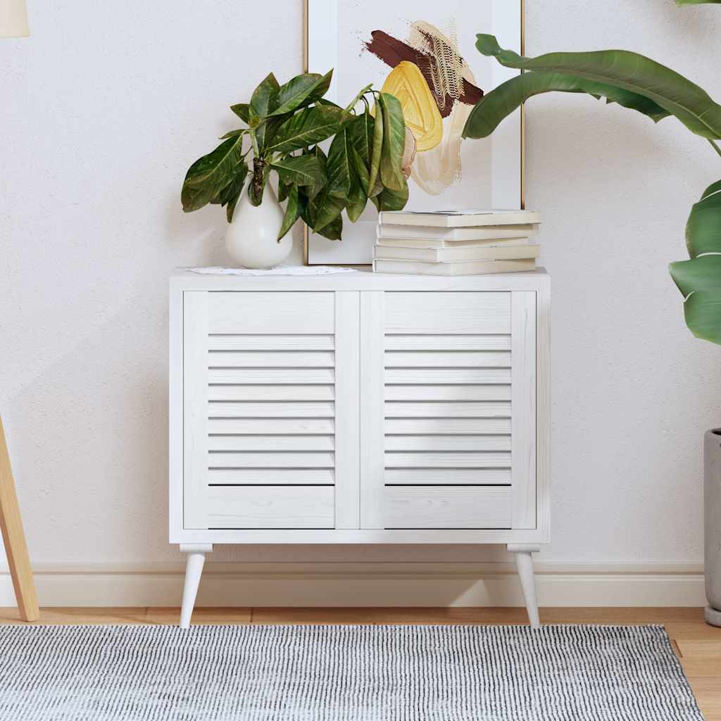Ante Con Design A Lamelle 2 Pz 61,5X39,4 Cm In Legno Di Pino
