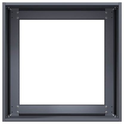 Fioriera Antracite In Acciaio Laminato A Freddo Acciaio/Antracite