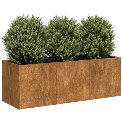 Fioriera Arrugginita In Acciaio Corten Acciaio Corten/Marrone