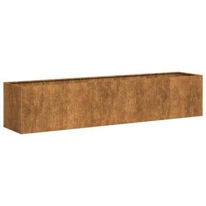 Fioriera Arrugginita In Acciaio Corten Acciaio Corten/Marrone