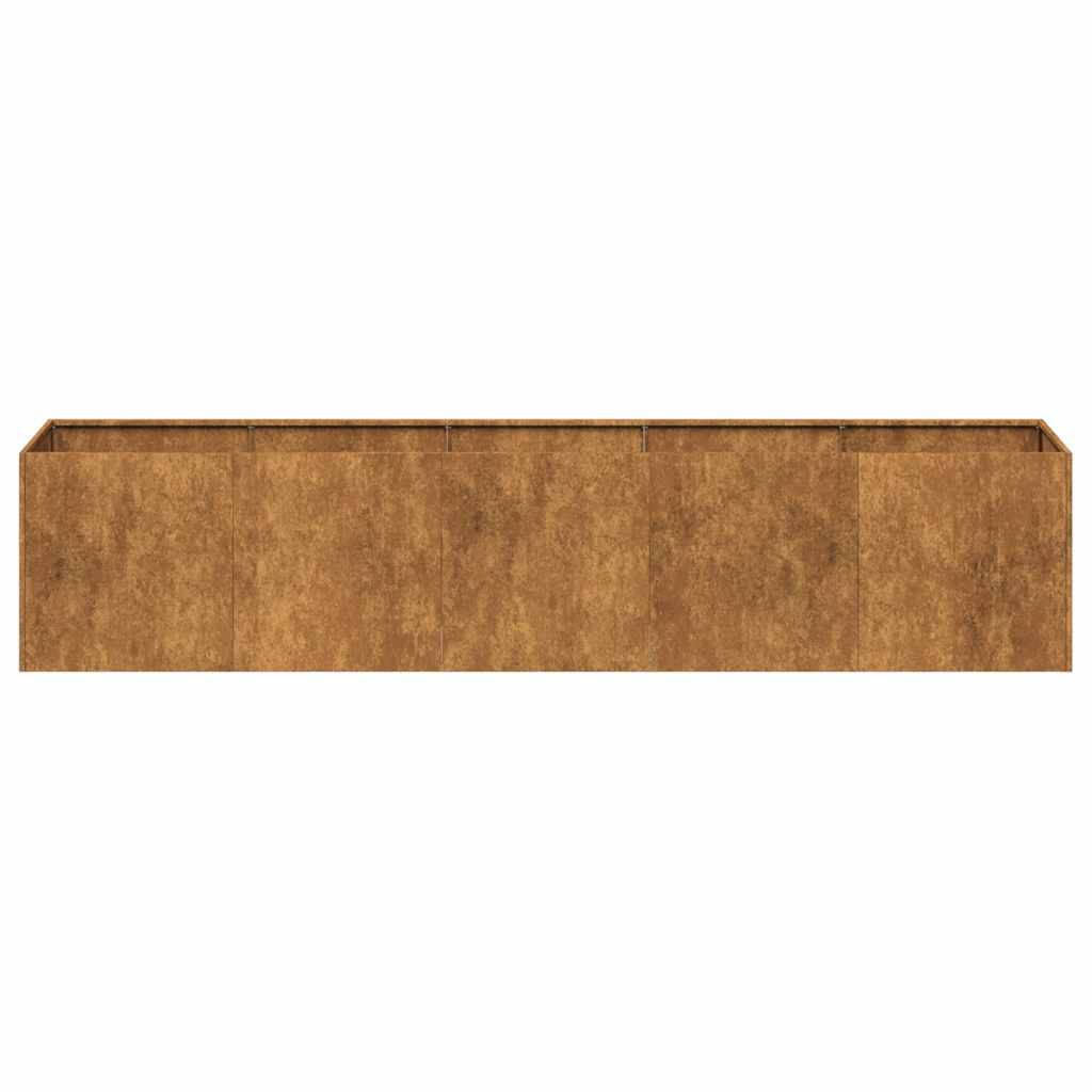 Fioriera Arrugginita In Acciaio Corten Acciaio Corten/Marrone