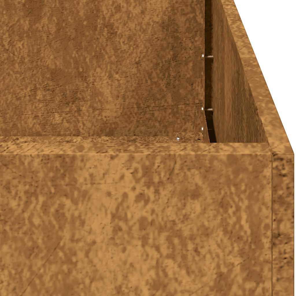 Fioriera Arrugginita In Acciaio Corten Acciaio Corten/Marrone