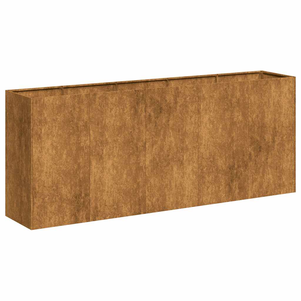 Fioriera Arrugginita In Acciaio Corten Weathering Steel