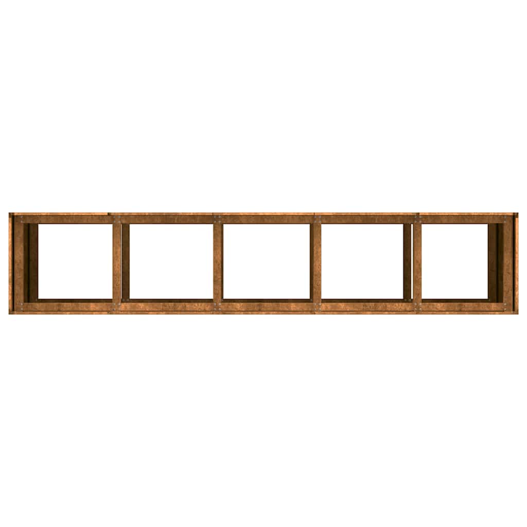 Fioriera Arrugginita In Acciaio Corten Weathering Steel