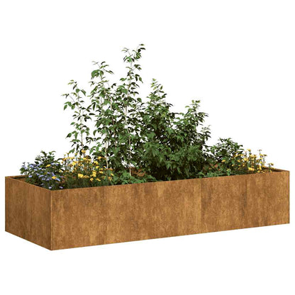 Fioriera Arrugginita In Acciaio Corten Weathering Steel