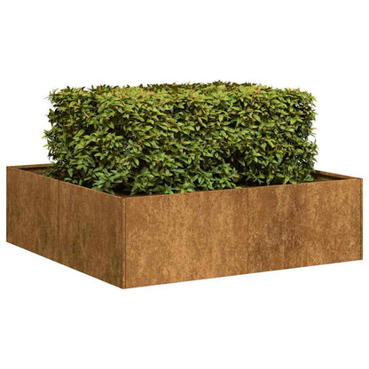 Fioriera Arrugginita In Acciaio Corten Weathering Steel