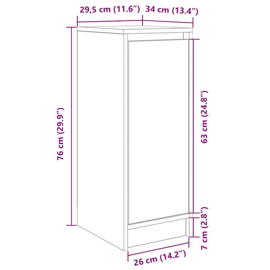 Scarpiera 29,5X34X76 Cm In Legno Multistrato