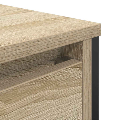 Mobile Lavabo Da Bagno Con Cassetti Rovere Sonoma 90X34,5X60 Cm