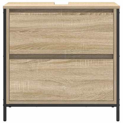 Mobile Lavabo Da Bagno Con Cassetti Rovere Sonoma 60X34,5X60 Cm