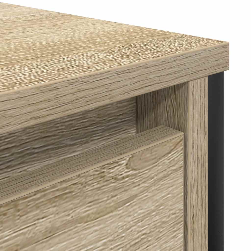 Mobile Lavabo Con Cassetti Rovere Sonoma 90X34,5X60 Cm