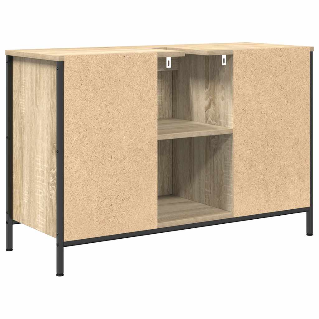 Mobile Lavabo Con Cassetti Rovere Sonoma 90X34,5X60 Cm