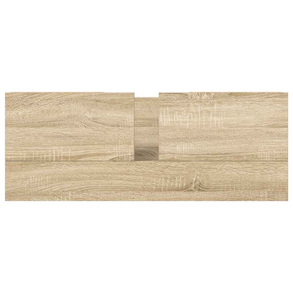 Mobile Lavabo Con Cassetti Rovere Sonoma 90X34,5X60 Cm
