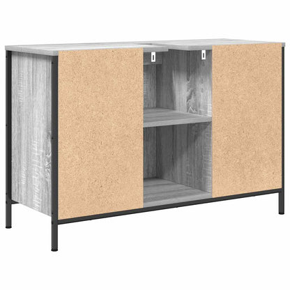 Mobile Lavabo Con Cassetti Grigio Sonoma 90X34,5X60 Cm