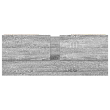Mobile Lavabo Con Cassetti Grigio Sonoma 90X34,5X60 Cm
