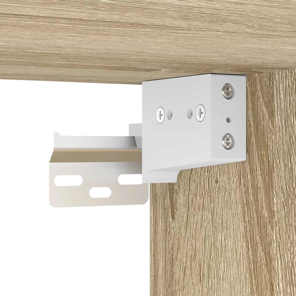 Pensile Da Bagno Con Specchio Rovere Sonoma 50X21X60 Cm