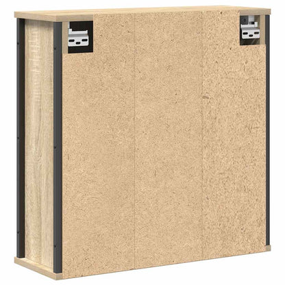 Pensile Da Bagno Con Specchio Rovere Sonoma 50X21X60 Cm