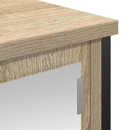 Pensile Da Bagno Con Specchio Rovere Sonoma 50X21X60 Cm