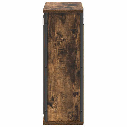 Pensile Da Bagno Con Specchio Rovere Fumo 50X21X60 Cm
