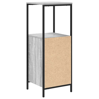 Mobile Da Bagno Con Ripiani Grigio Sonoma 36X35X95 Cm