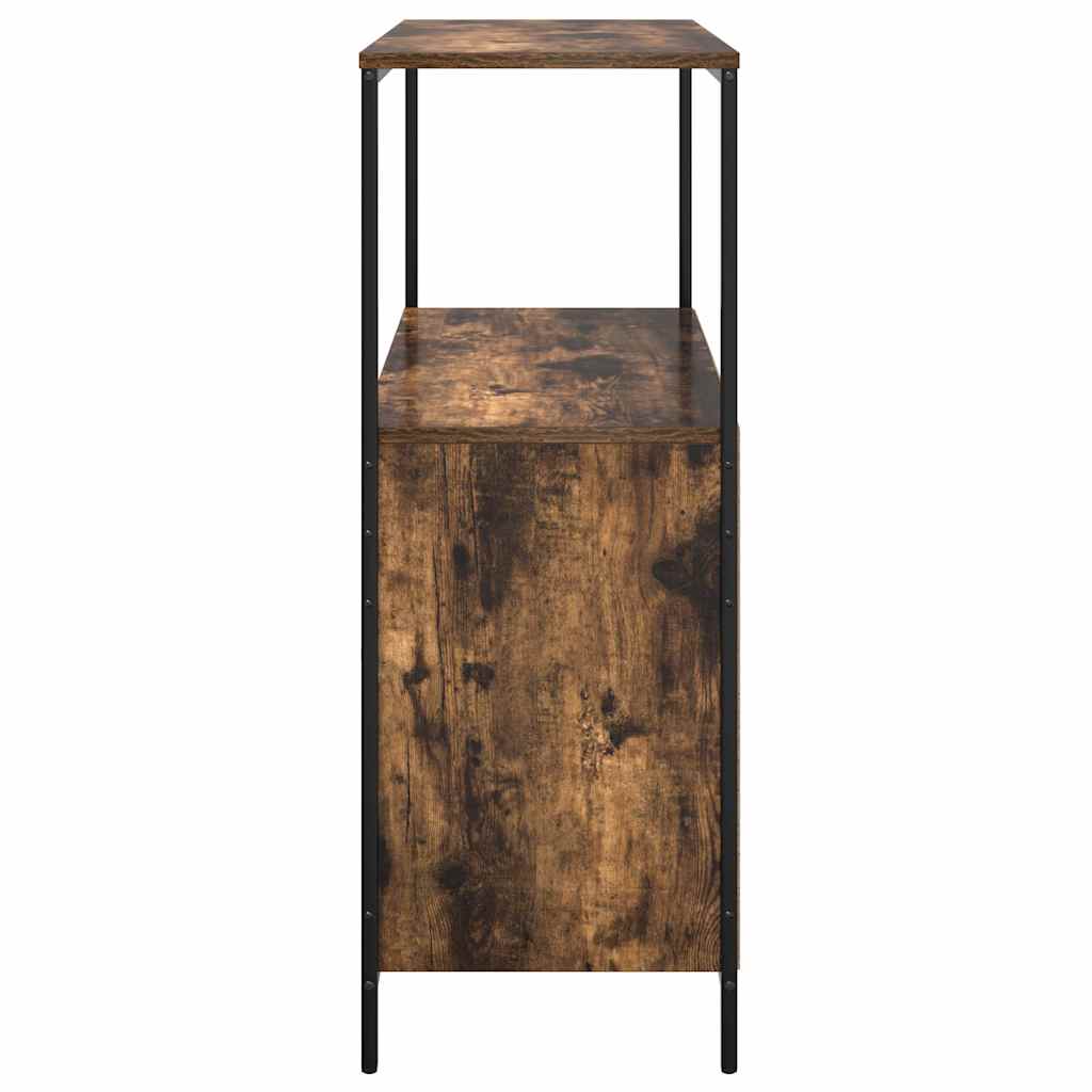 Mobile Da Bagno Con Ripiani Rovere Fumo 76,5X35X95 Cm