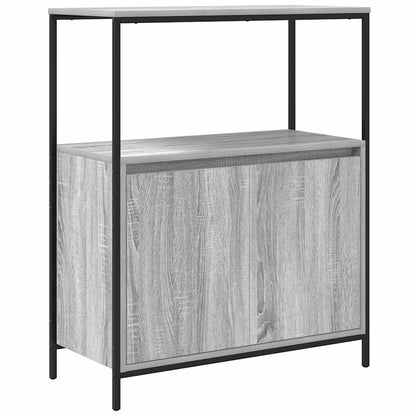 Mobile Da Bagno Con Ripiani Grigio Sonoma 76,5X35X95 Cm
