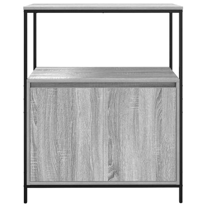 Mobile Da Bagno Con Ripiani Grigio Sonoma 76,5X35X95 Cm