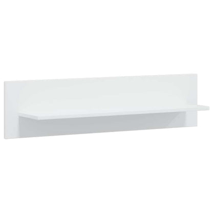 Unità Tv 5 Pz Con Illuminazione A Led Nero Opaco Truciolato