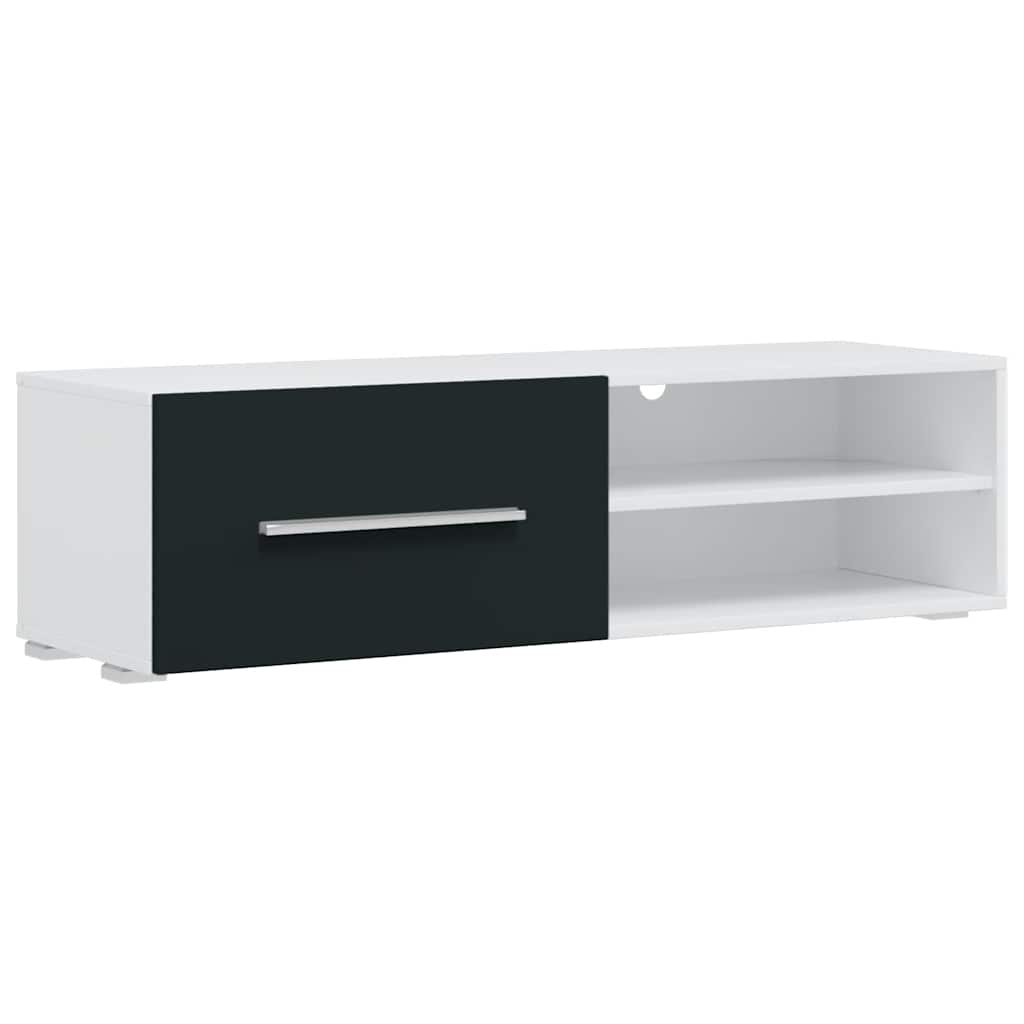 Unità Tv 5 Pz Con Illuminazione A Led Indaco Opaco Truciolato