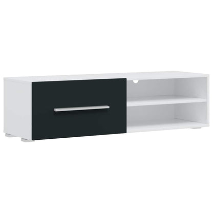 Unità Tv 5 Pz Con Illuminazione A Led Indaco Opaco Truciolato