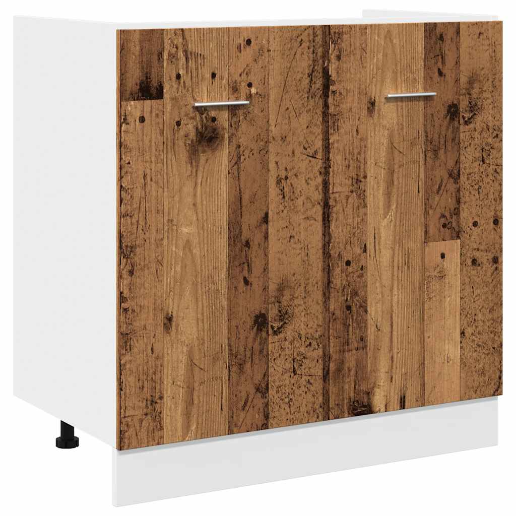 Set Di Mobili Da Cucina 7 Pz In Truciolato