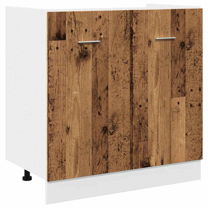 Set Di Mobili Da Cucina 7 Pz In Truciolato