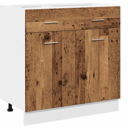 Set Di Mobili Da Cucina 7 Pz In Truciolato