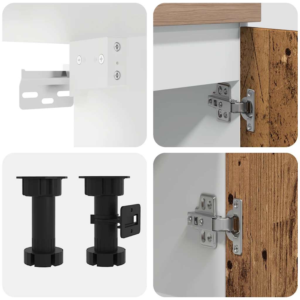 Set Di Mobili Da Cucina 11 Pz In Truciolato