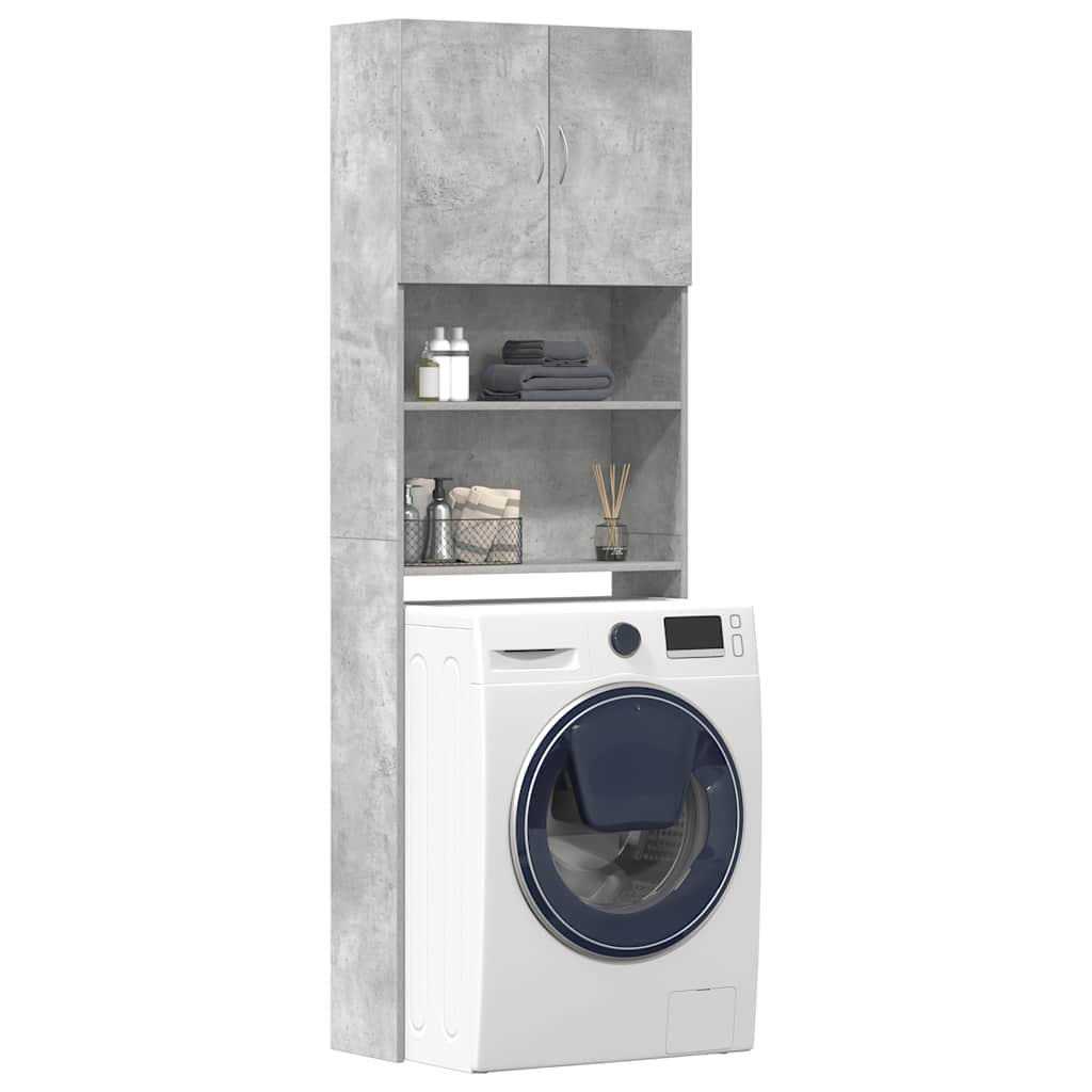 Mobile Lavatrice 64X24X190 Cm Legno Multistrato