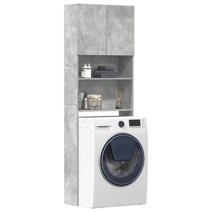 Mobile Lavatrice 64X24X190 Cm Legno Multistrato
