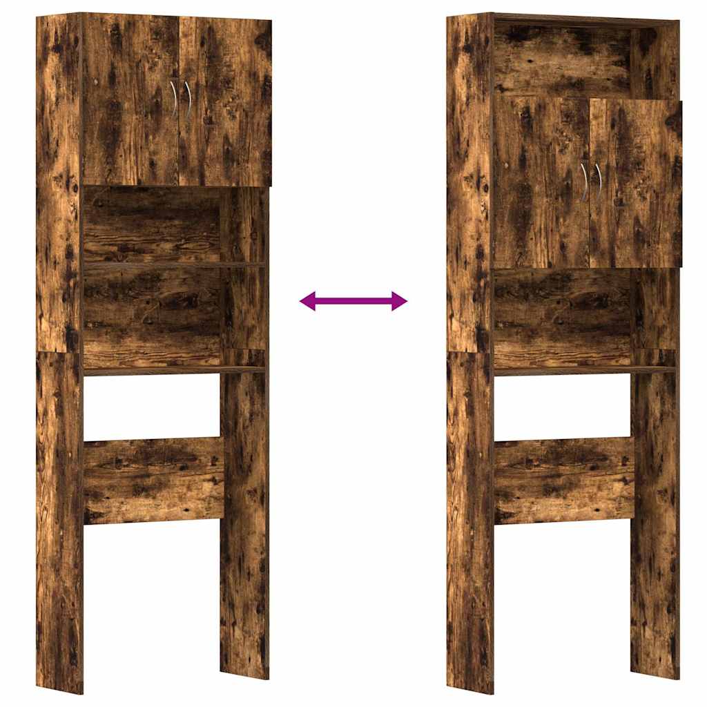 Mobile Lavatrice 64X24X190 Cm Legno Multistrato