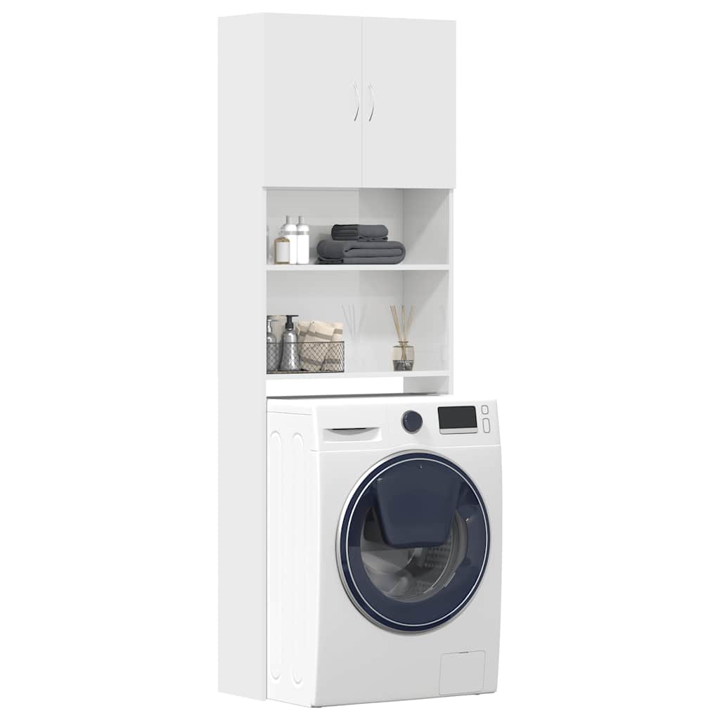 Mobile Lavatrice 64X24X190 Cm Legno Multistrato