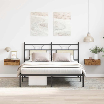 Comodini Pensili 2Pz 40X32X15 Cm Legno Multistrato